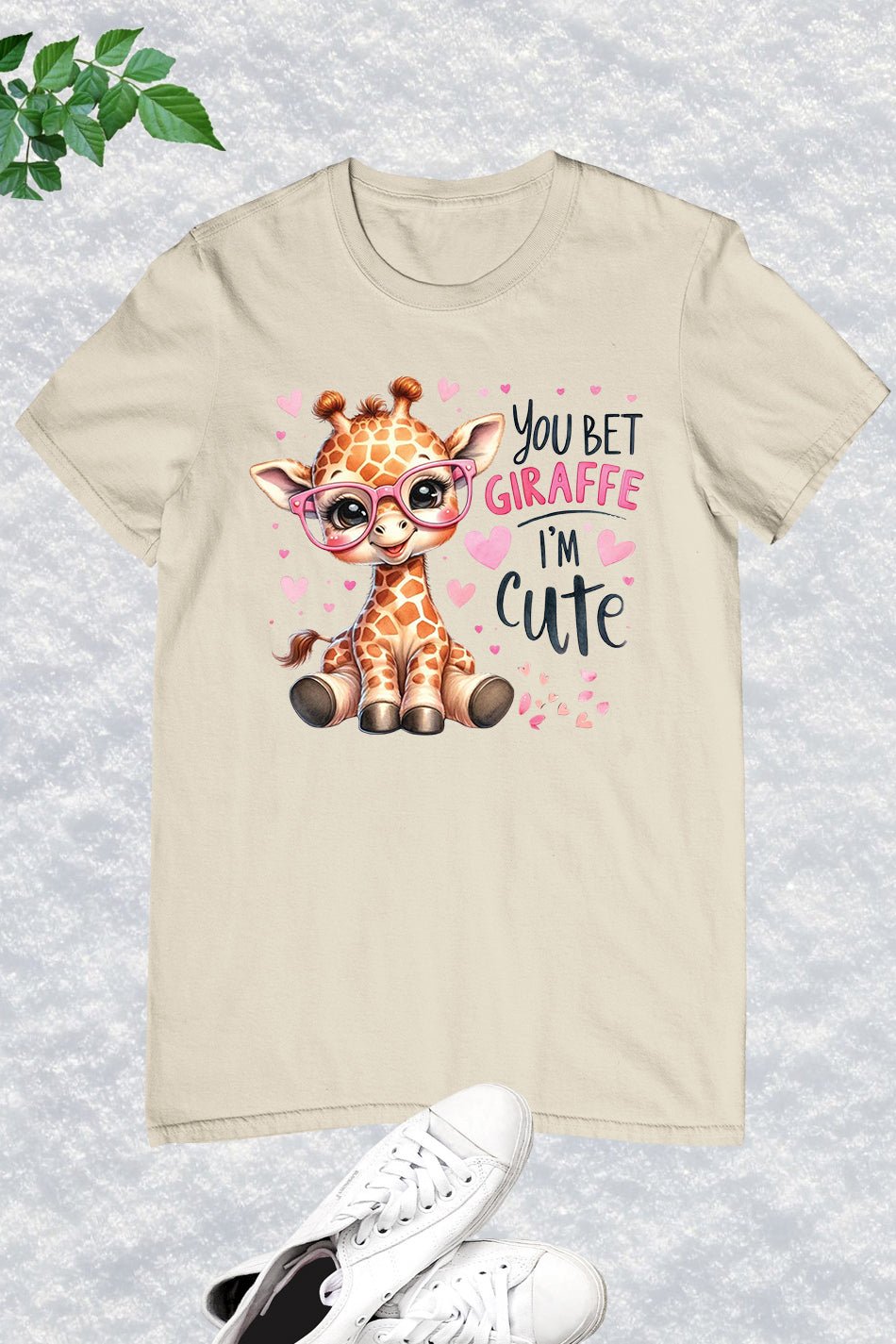 You Bet Giraffe I'm Cute Shirt - Image 9