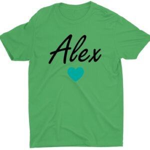 Best Alex Love Dad Custom Short Sleeve Fathers Day T-Shirts Gifts