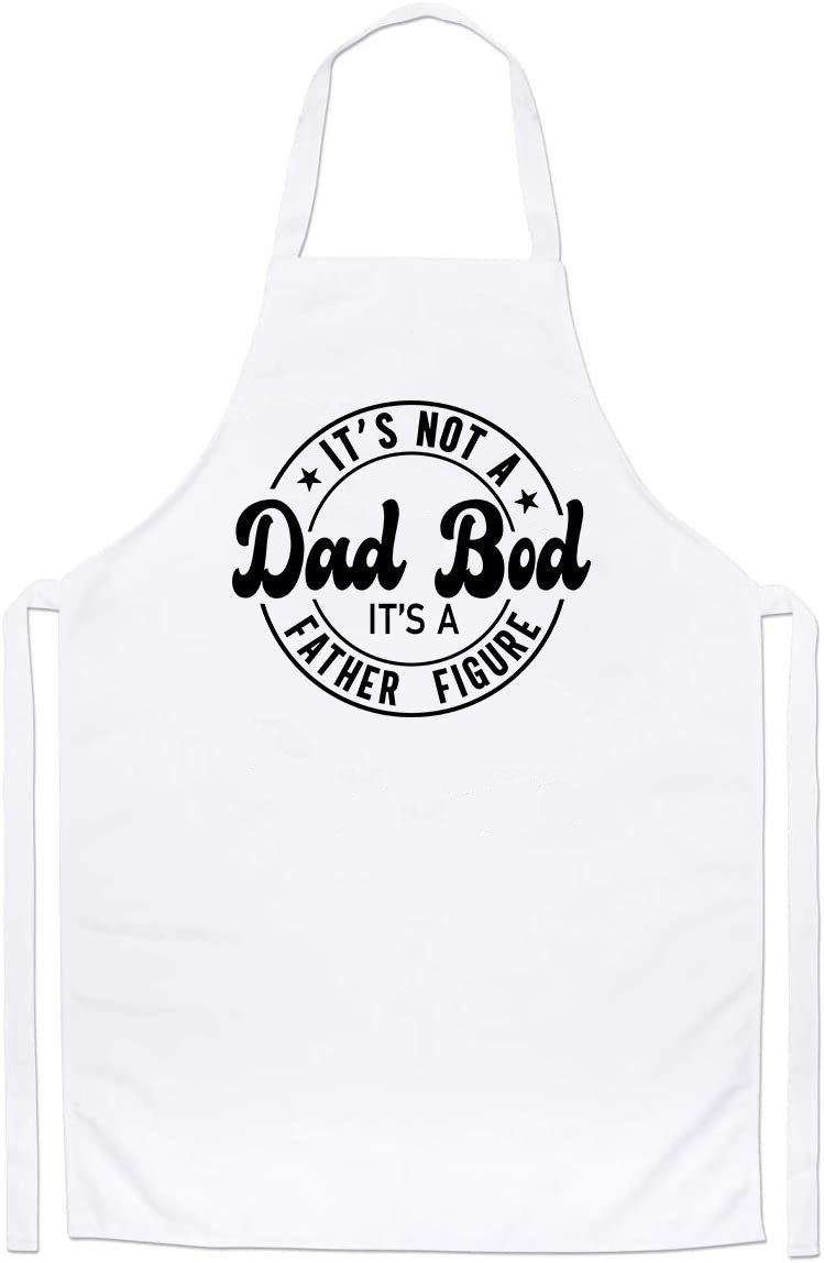 Its Not A Dad Bod Its A Father Figure Beer Custom Fathers Day Apron - Image 2