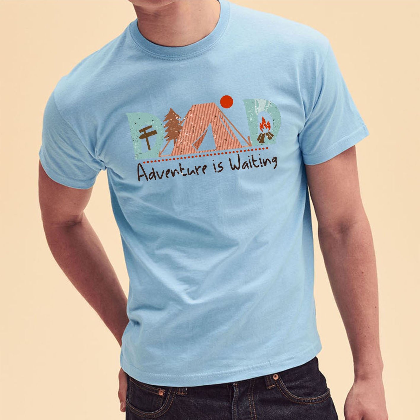Adventure It's Waiting Custom Short Sleeve Father Day Adventure Tshirt - Image 9