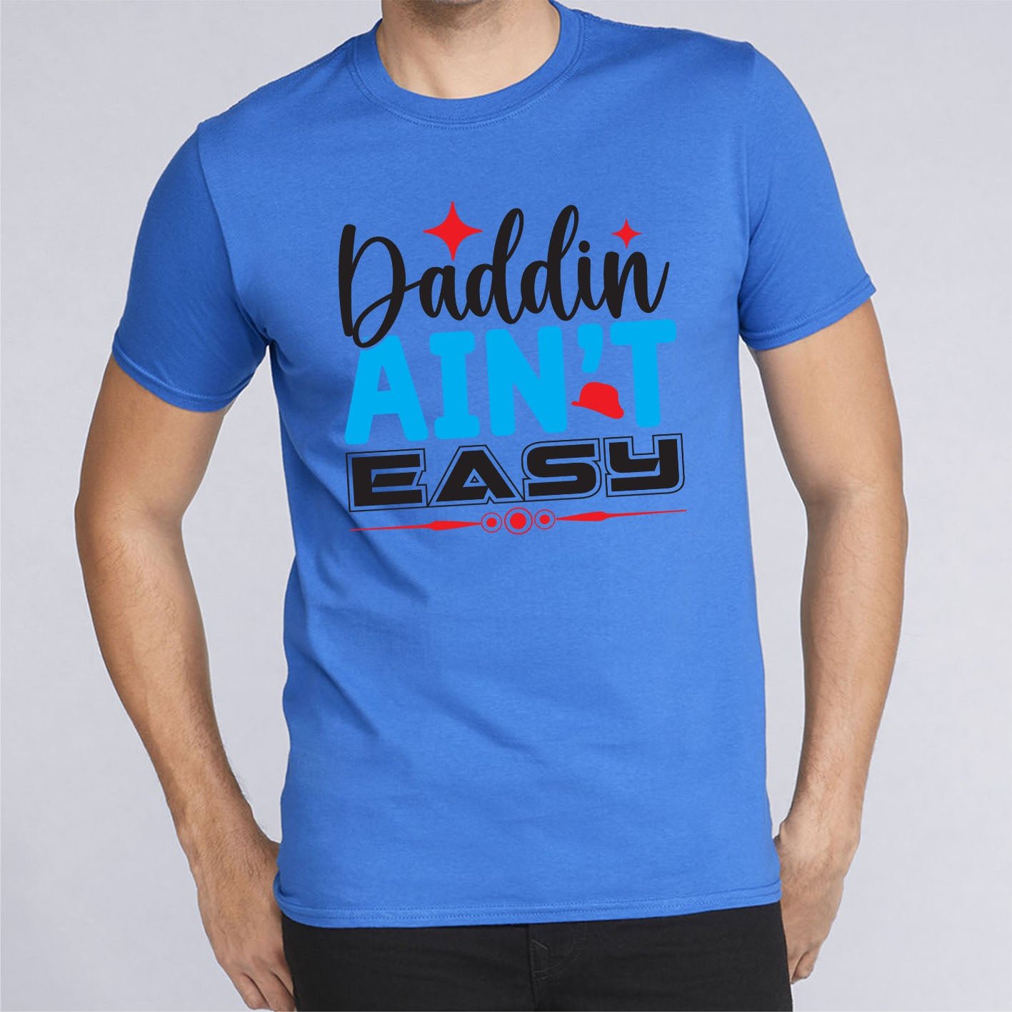 Best Daddin Ain't Easy Fathers Day Custom Short Sleeve Tshirts Gift - Image 12