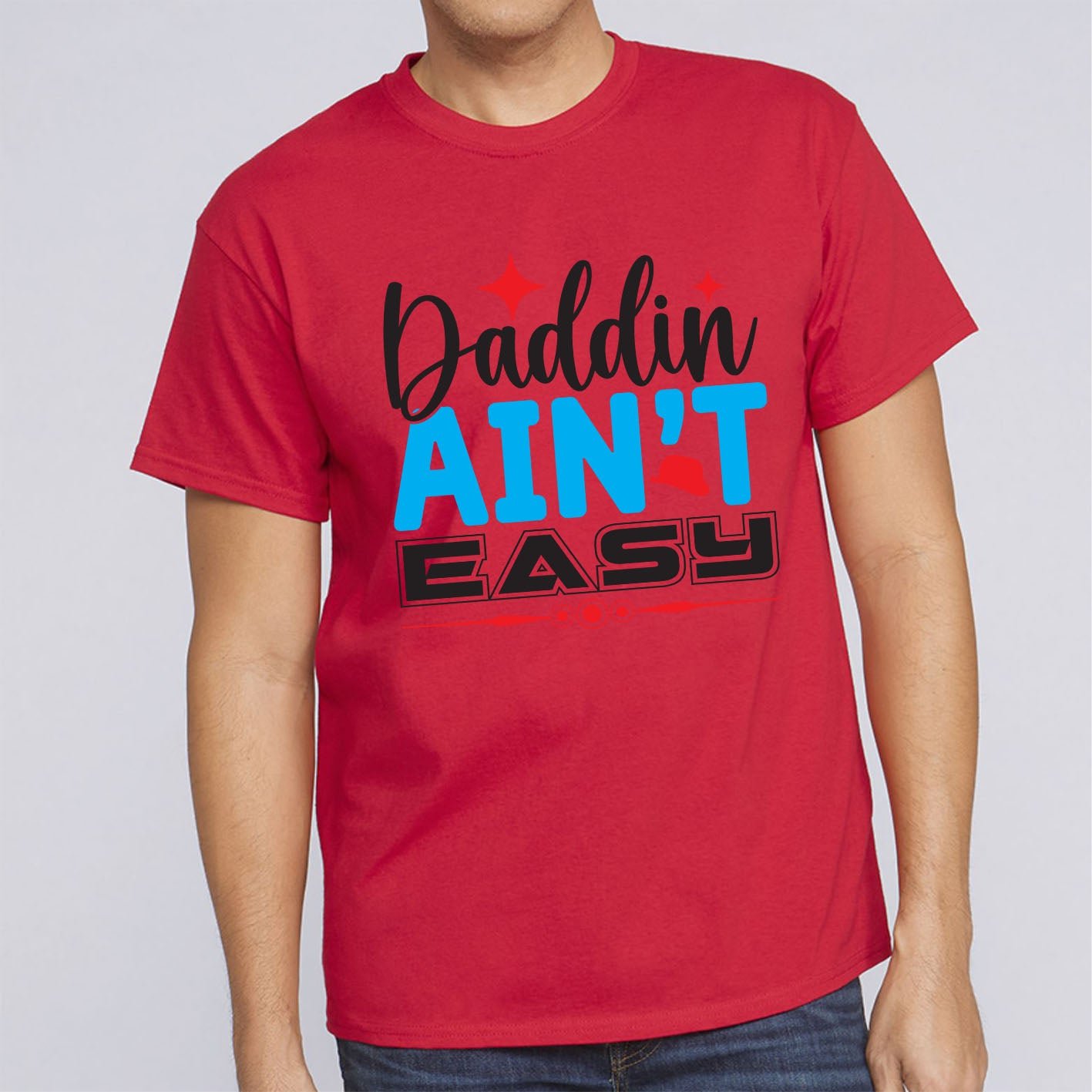 Best Daddin Ain't Easy Fathers Day Custom Short Sleeve Tshirts Gift - Image 13