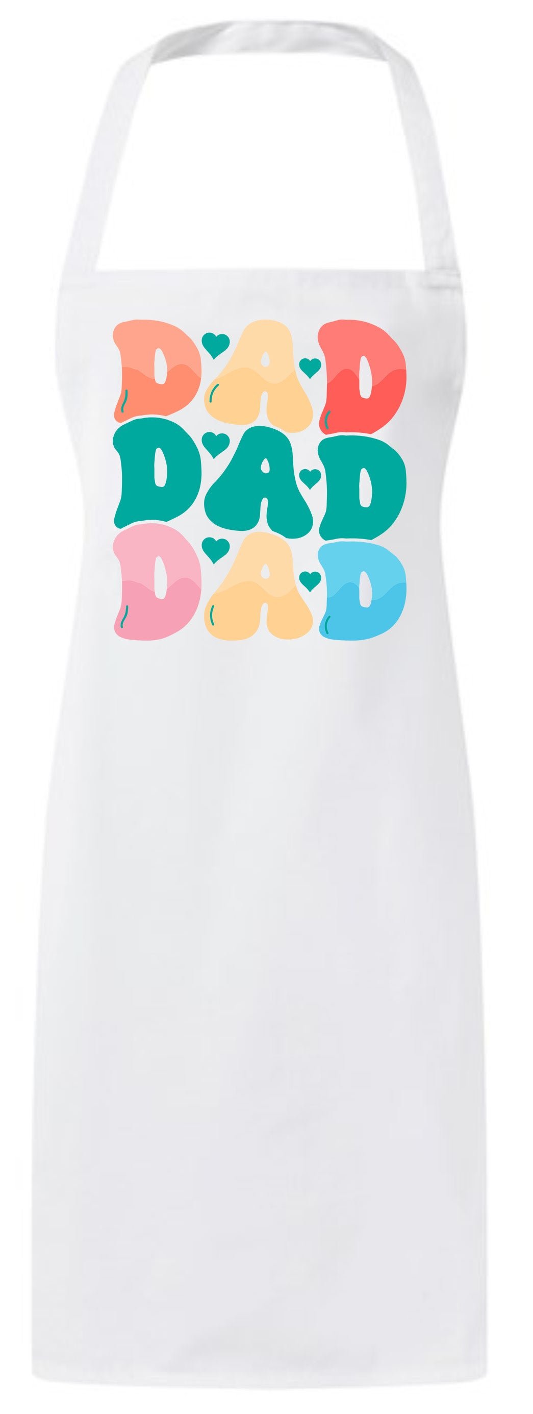 Funny Unique Custom Color Dad Father's Day Custom Names Daddy Apron