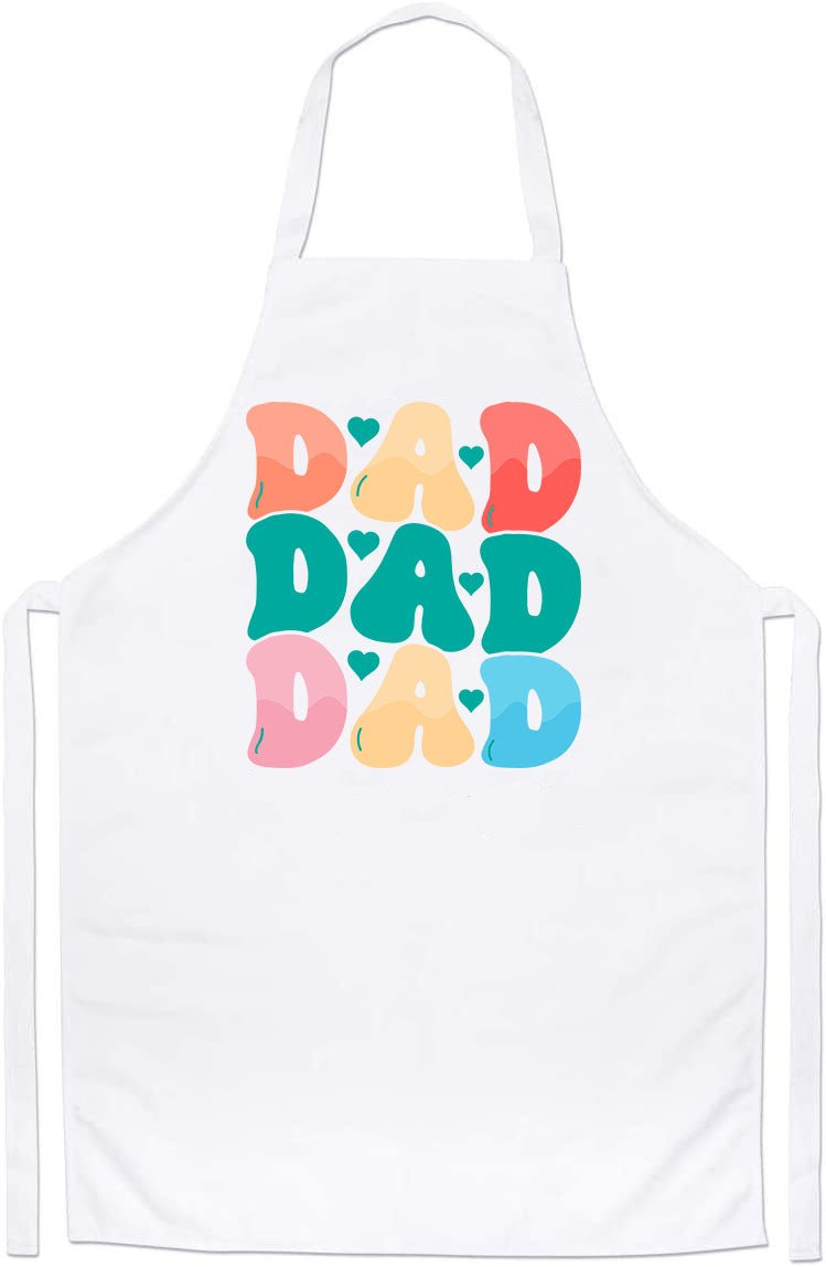 Funny Unique Custom Color Dad Father's Day Custom Names Daddy Apron - Image 2