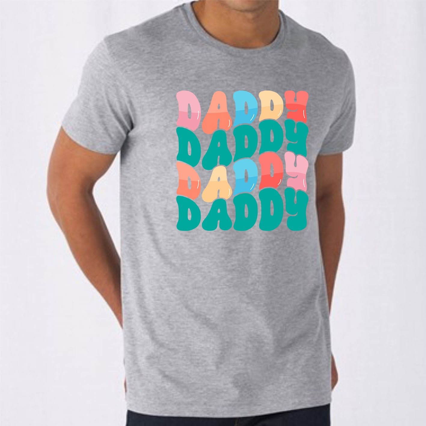 Best Cool Retro Birthday Custom Short Sleeve Fathers Day T-Shirts - Image 15