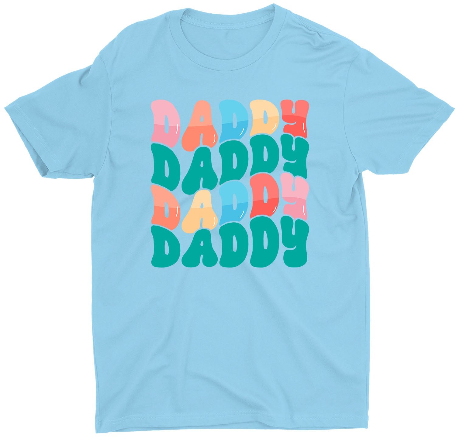 Best Cool Retro Birthday Custom Short Sleeve Fathers Day T-Shirts - Image 5