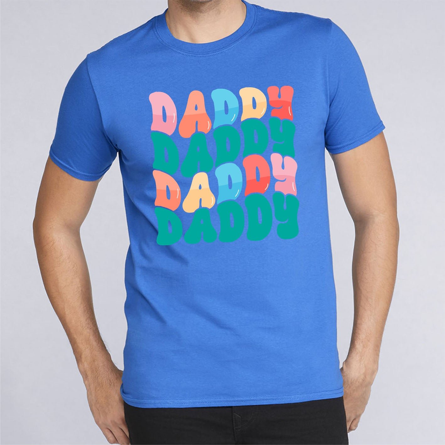 Best Cool Retro Birthday Custom Short Sleeve Fathers Day T-Shirts - Image 18