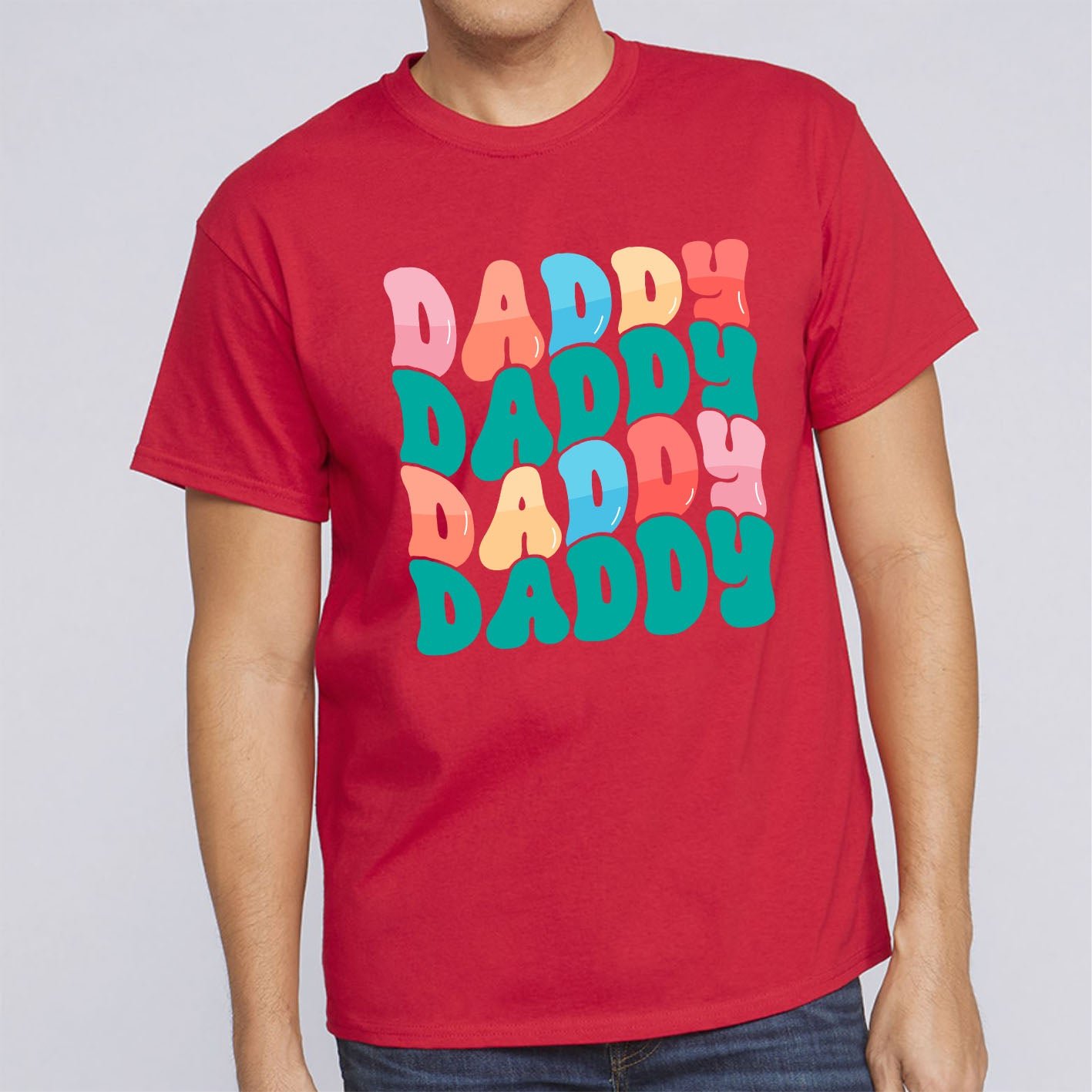 Best Cool Retro Birthday Custom Short Sleeve Fathers Day T-Shirts - Image 20