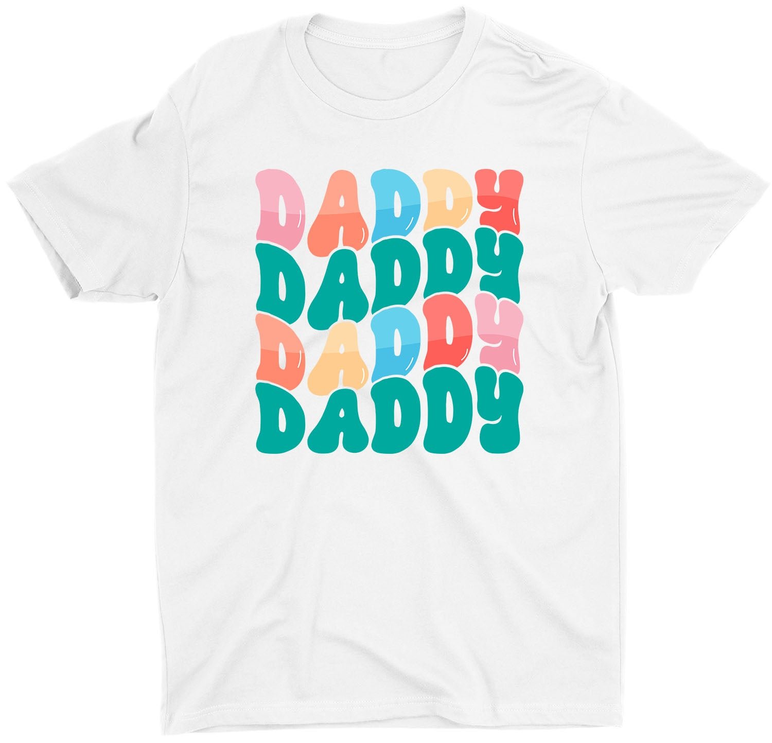Best Cool Retro Birthday Custom Short Sleeve Fathers Day T-Shirts - Image 12