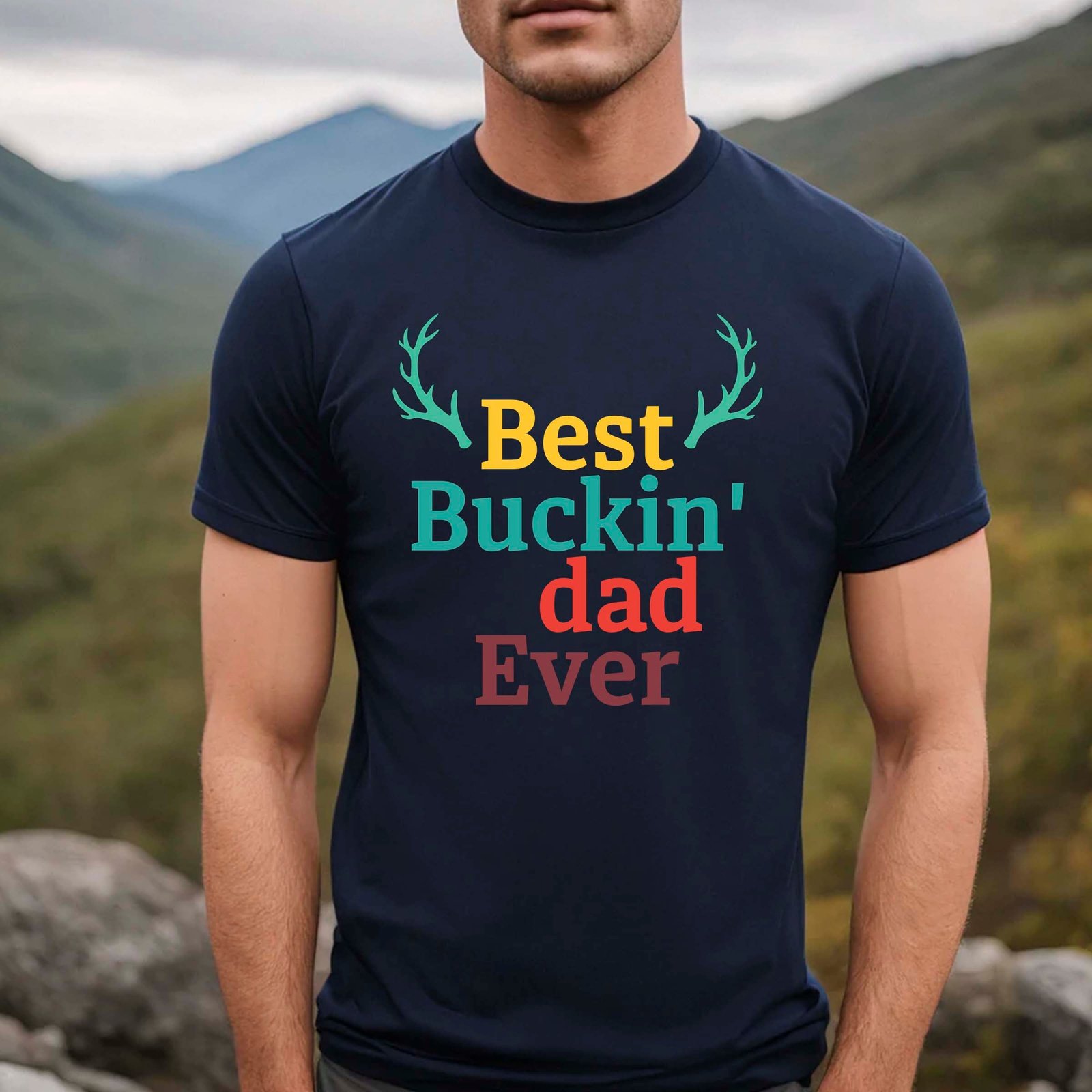 Best Buckin Dad Ever Shirt