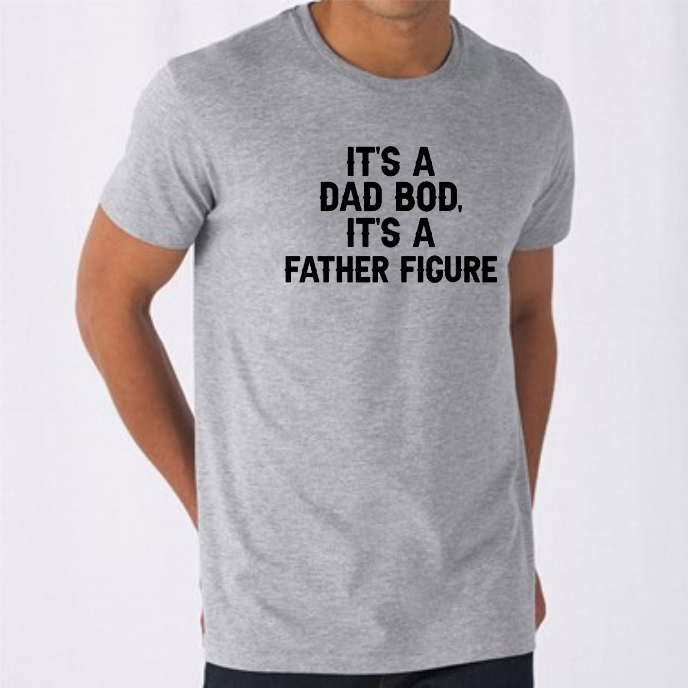 It's Not A Dad Bod Custom Short Sleeve Father's Day T-Shirt - Image 10