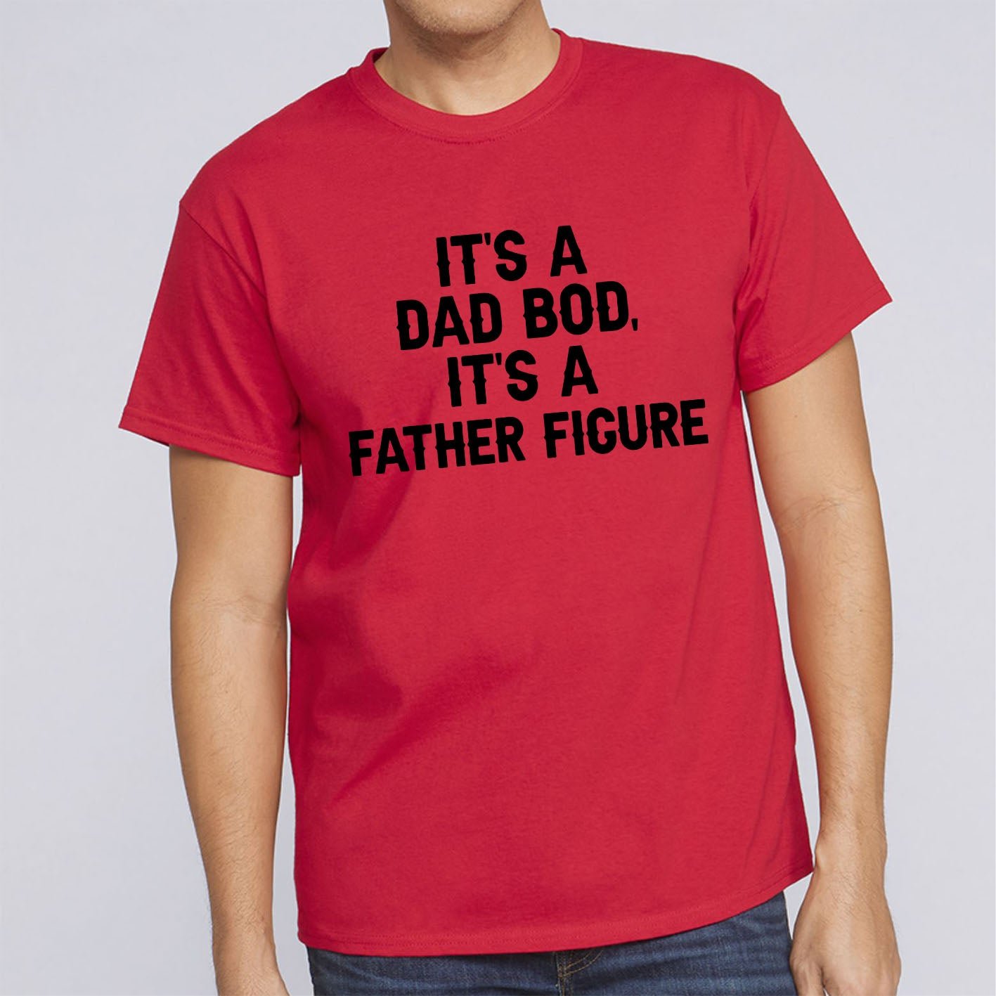 It's Not A Dad Bod Custom Short Sleeve Father's Day T-Shirt - Image 12