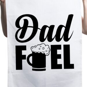 Awesome Dad Fuel Father's Day Beer Custom Kitchen Table Tea Towel