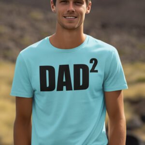 Mens Dad to be of 2 kids Funny Tee Shirts