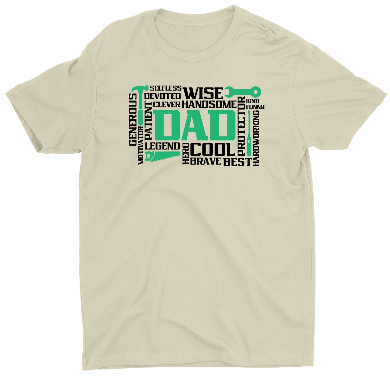 Best Handsome Strong Custom Fathers Day Short Sleeve Dad T-Shirt - Image 6