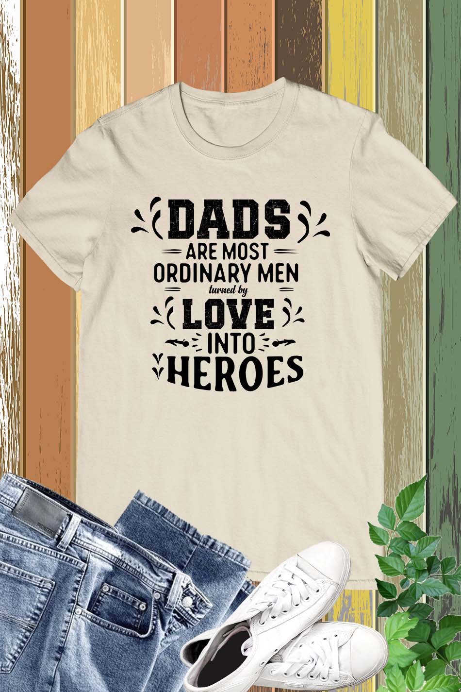 Dads Are Heroes Shirt - Image 13