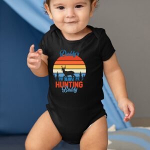 Daddy's Hunting Buddy Baby Bodysuit