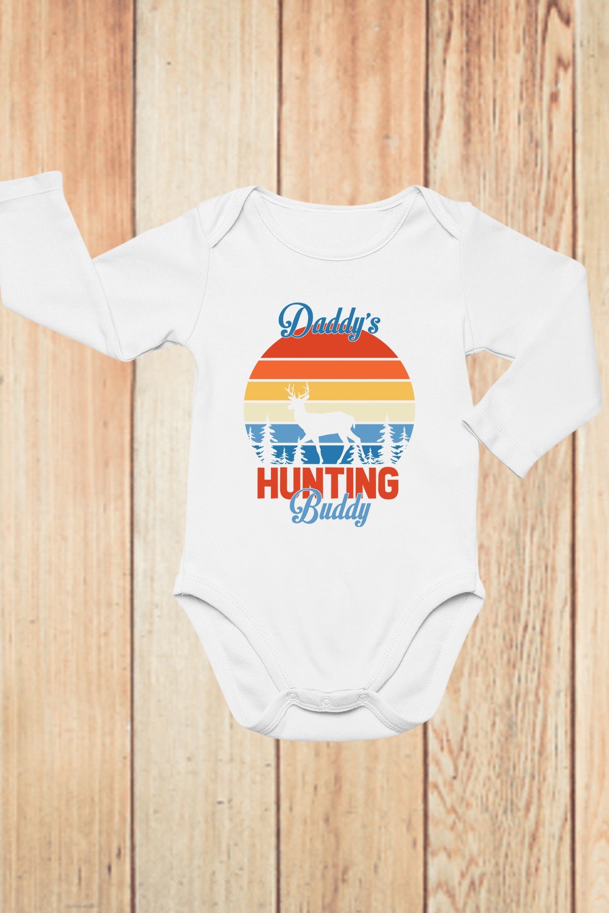 Daddy's Hunting Buddy Baby Bodysuit - Image 3