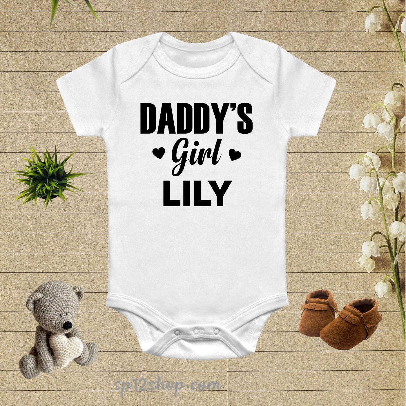 Daddy's Girl And Boy Matching Personalised T Shirt - Image 2