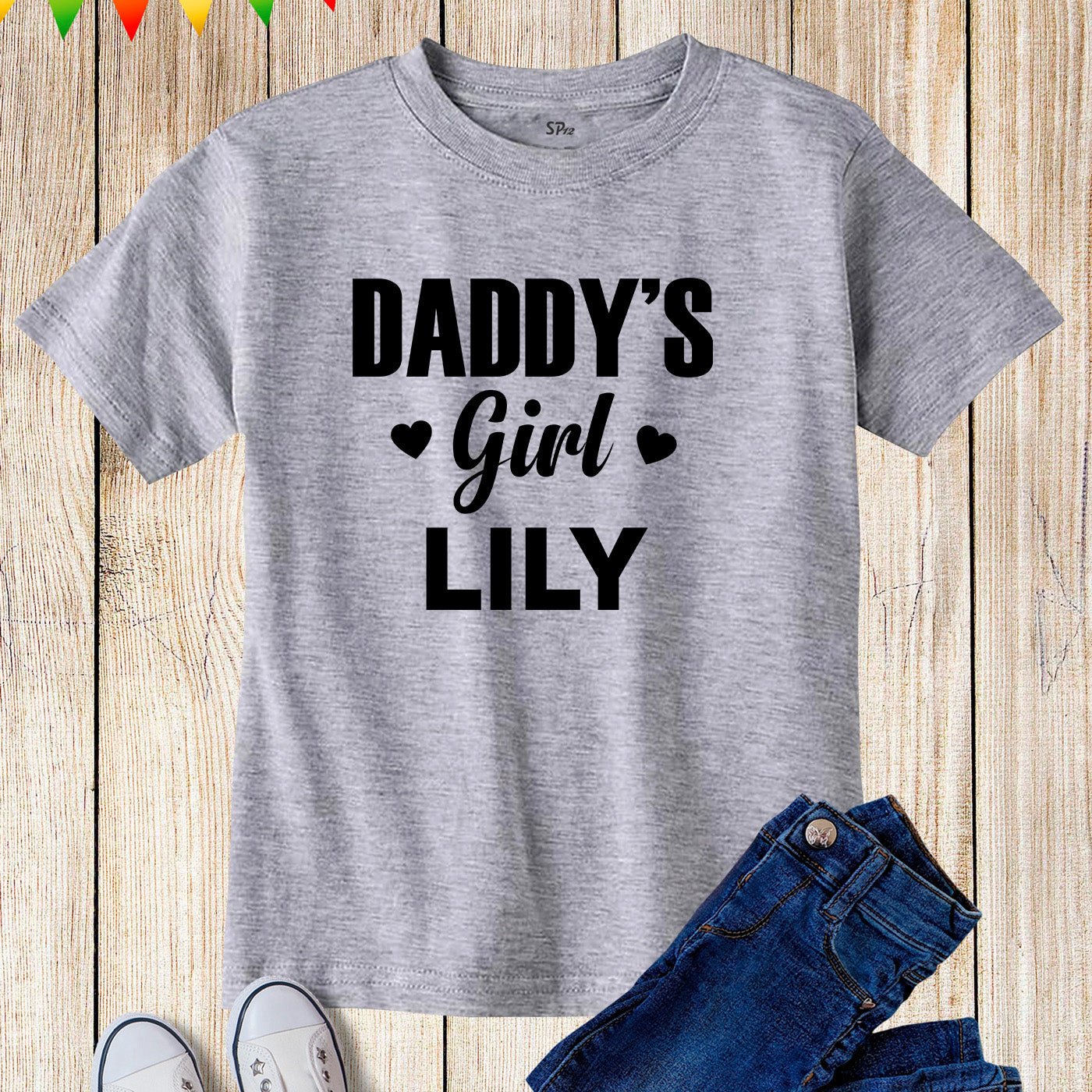 Daddy's Girl And Boy Matching Personalised T Shirt - Image 7