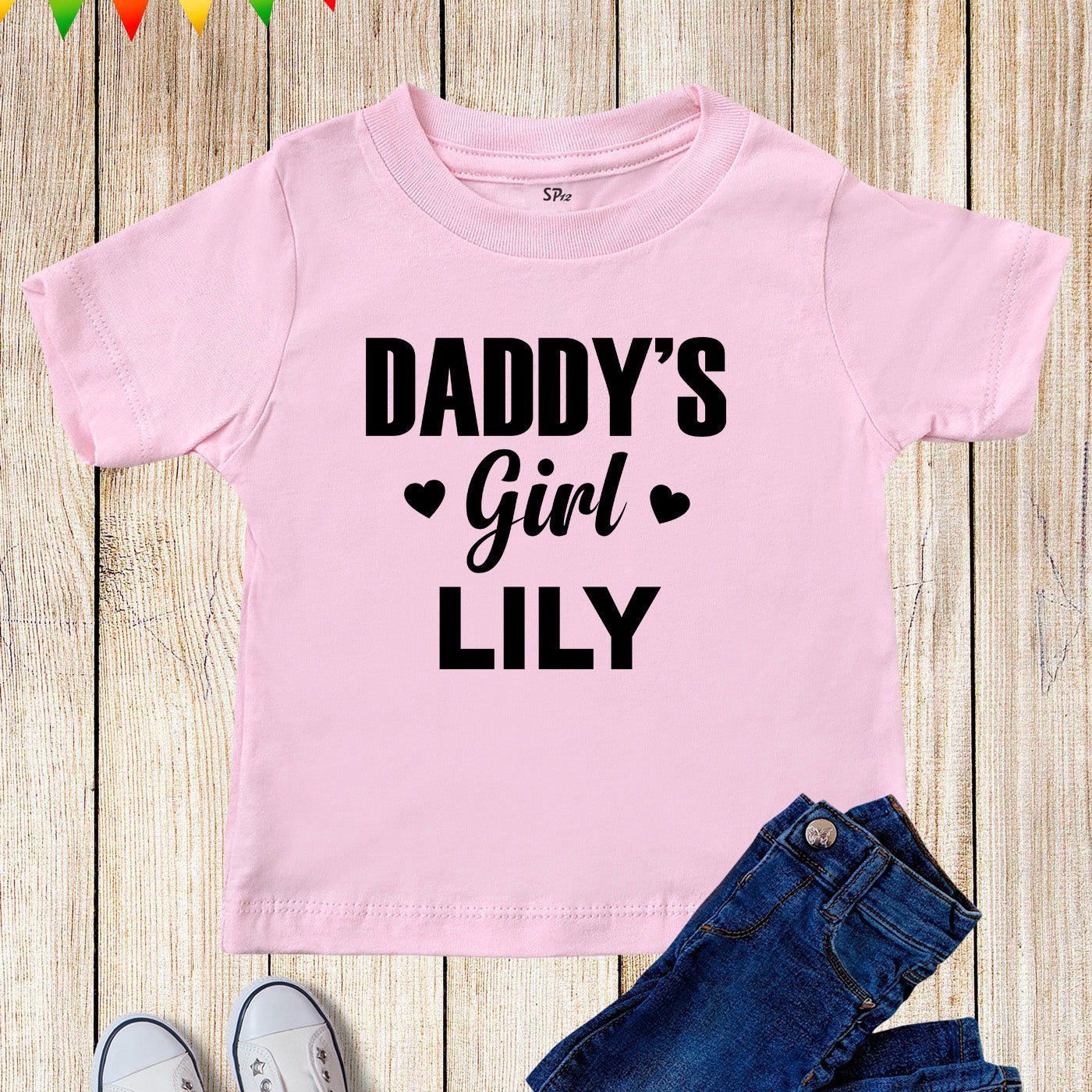Daddy's Girl And Boy Matching Personalised T Shirt - Image 8