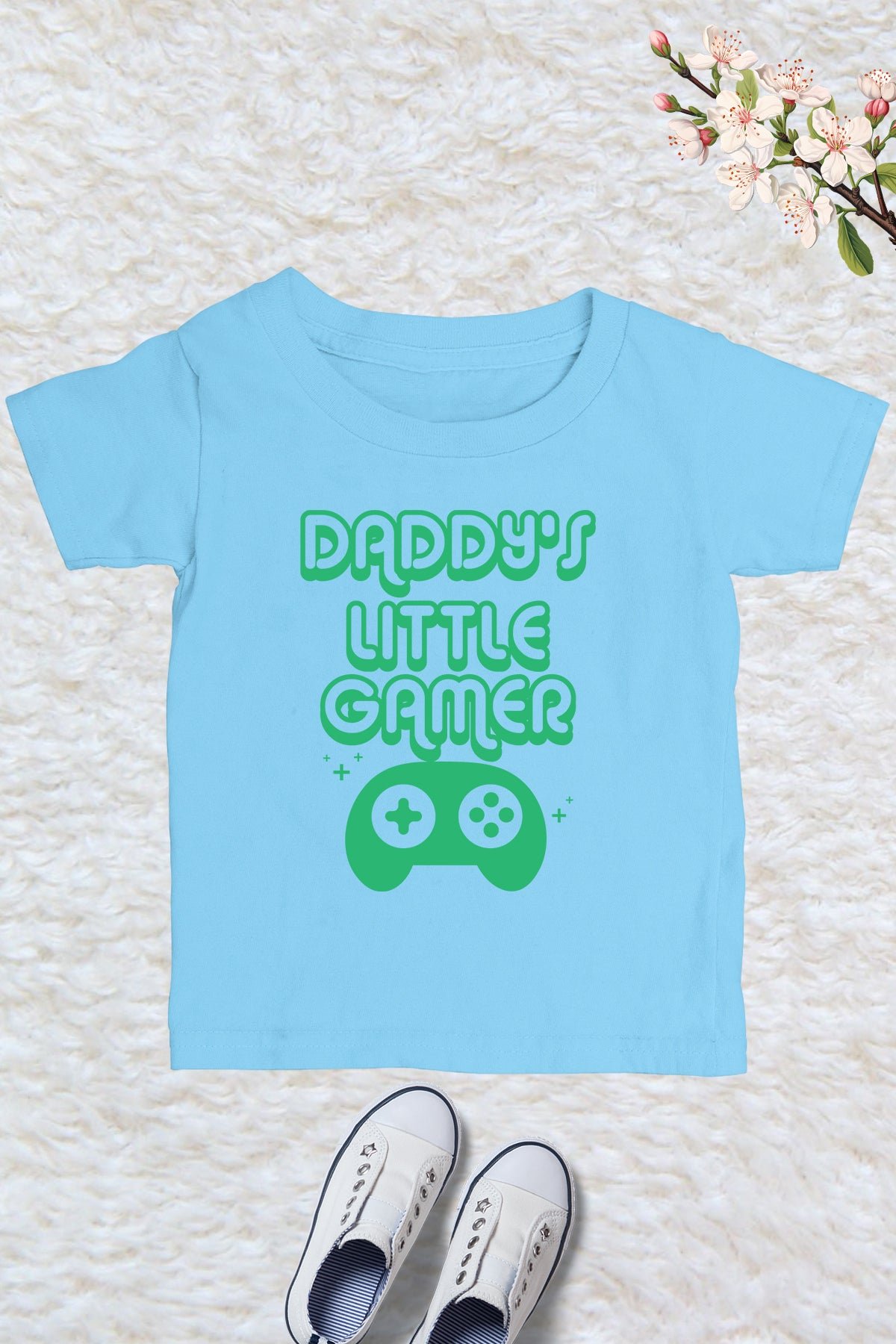 Daddy's Little Gamer Kids T Shirt - Image 4