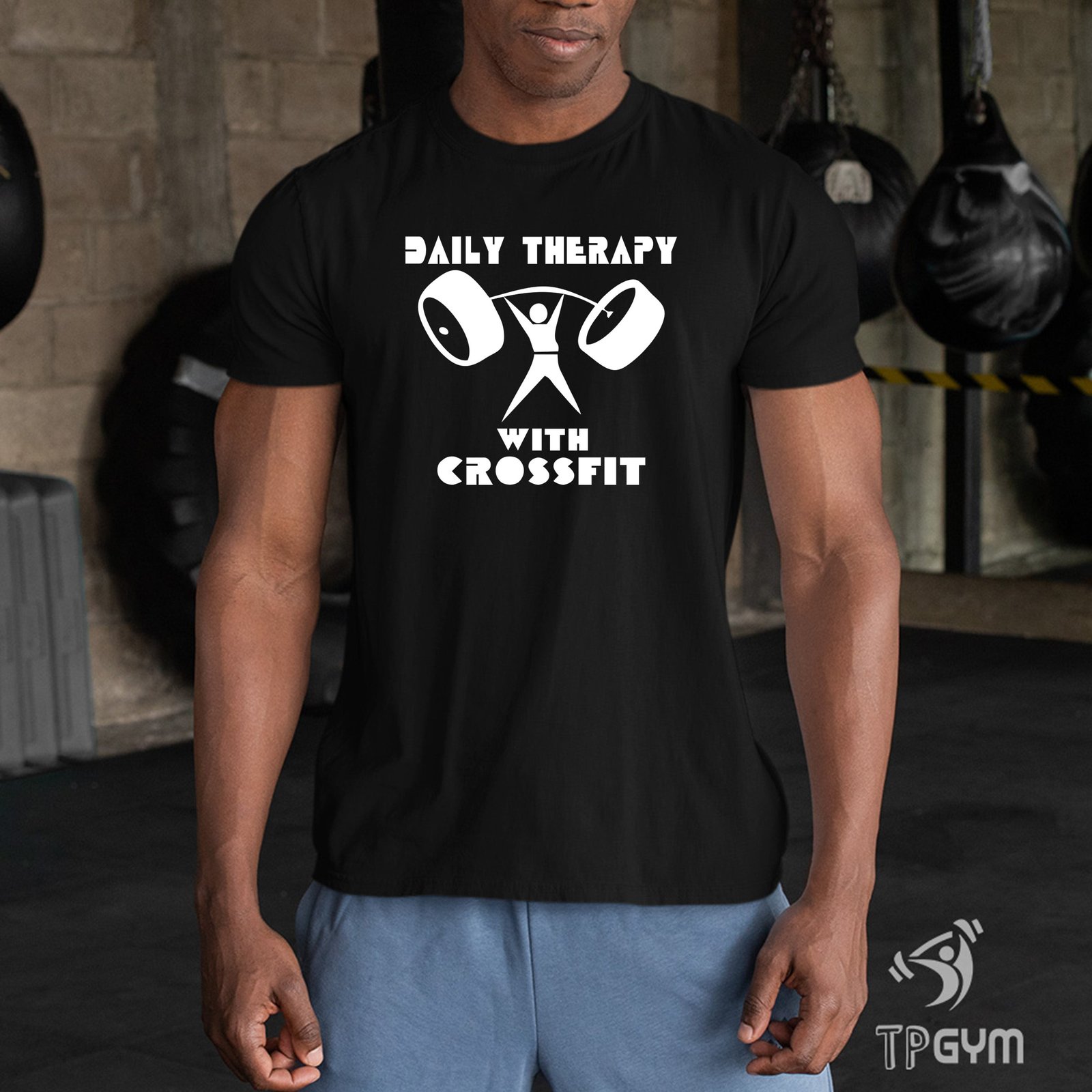 Daily Therapy With Crossfit Gym T shirt