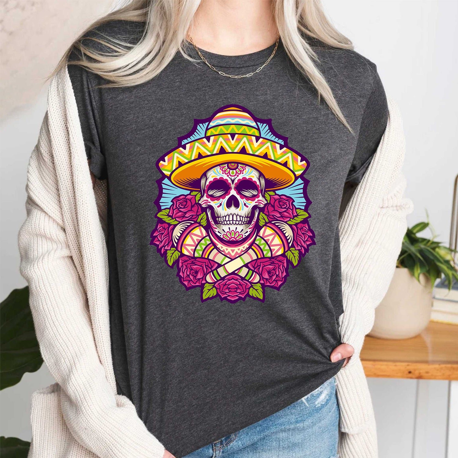 Dia De Los Muertos Halloween Costume Shirt