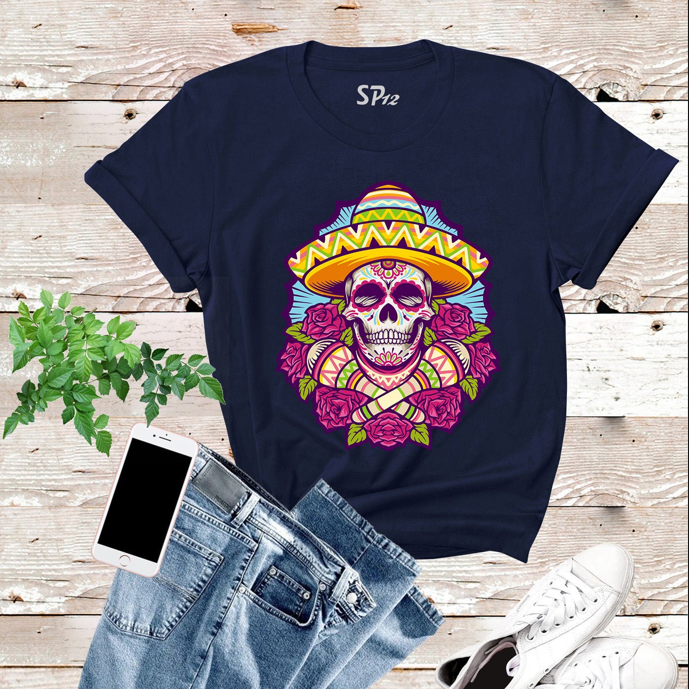 Dia De Los Muertos Halloween Costume Shirt