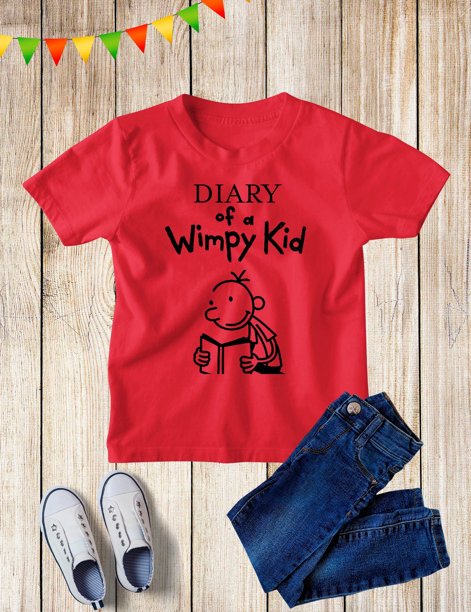 Diary Of a Wimpy Kids World Book Day T Shirt