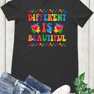 Different is Beautiful Autism T Shirt