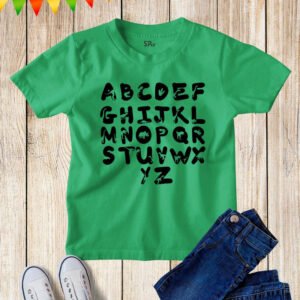 Dinosaur Alphabet Kids T Shirt