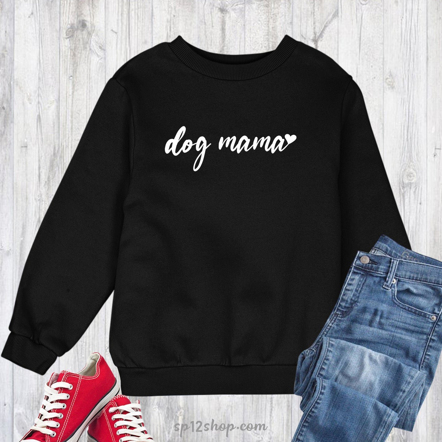 Dog Mama Sweatshirt Dog Lover Sweater