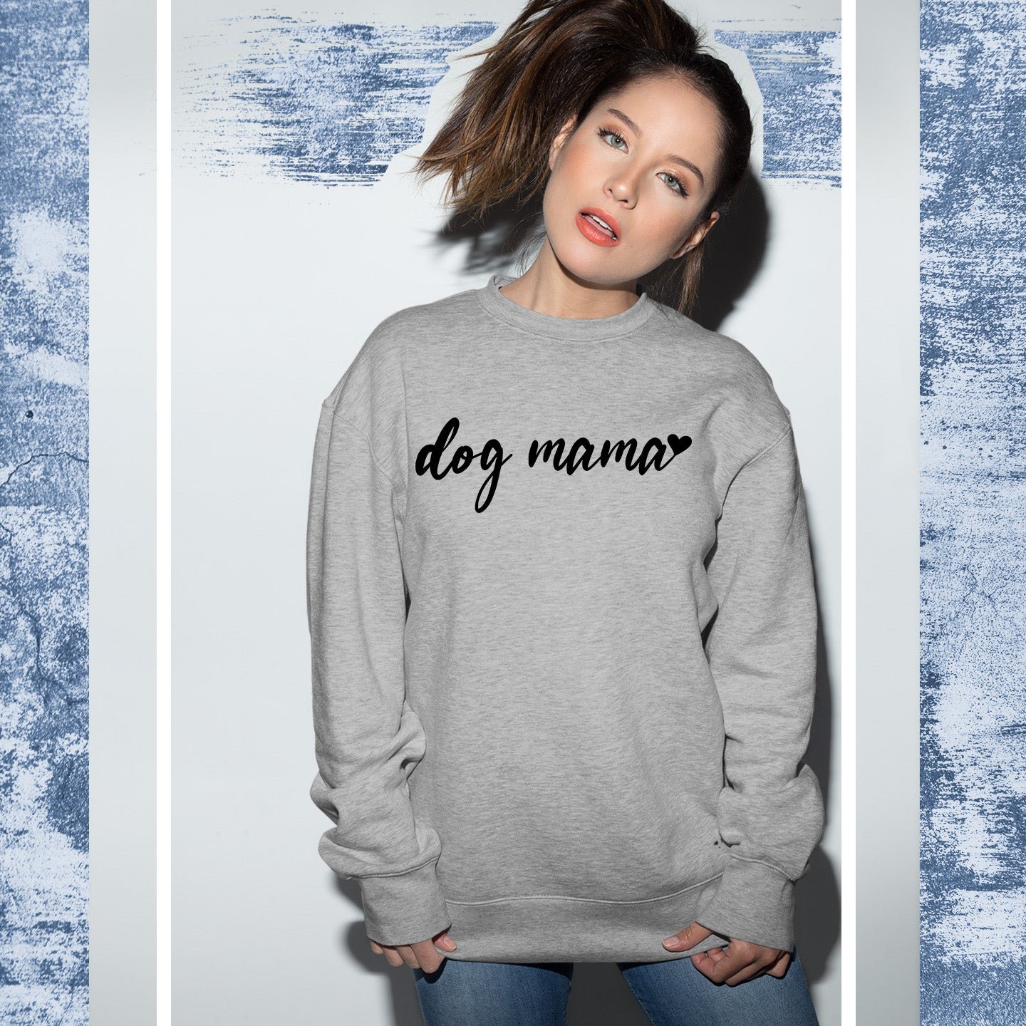 Dog Mama Sweatshirt Dog Lover Sweater