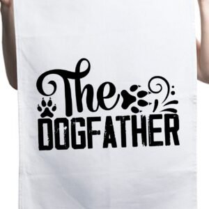 Dog Father Dog Lover Custom Cute Fathers Day Kitchen Table Tea Towel