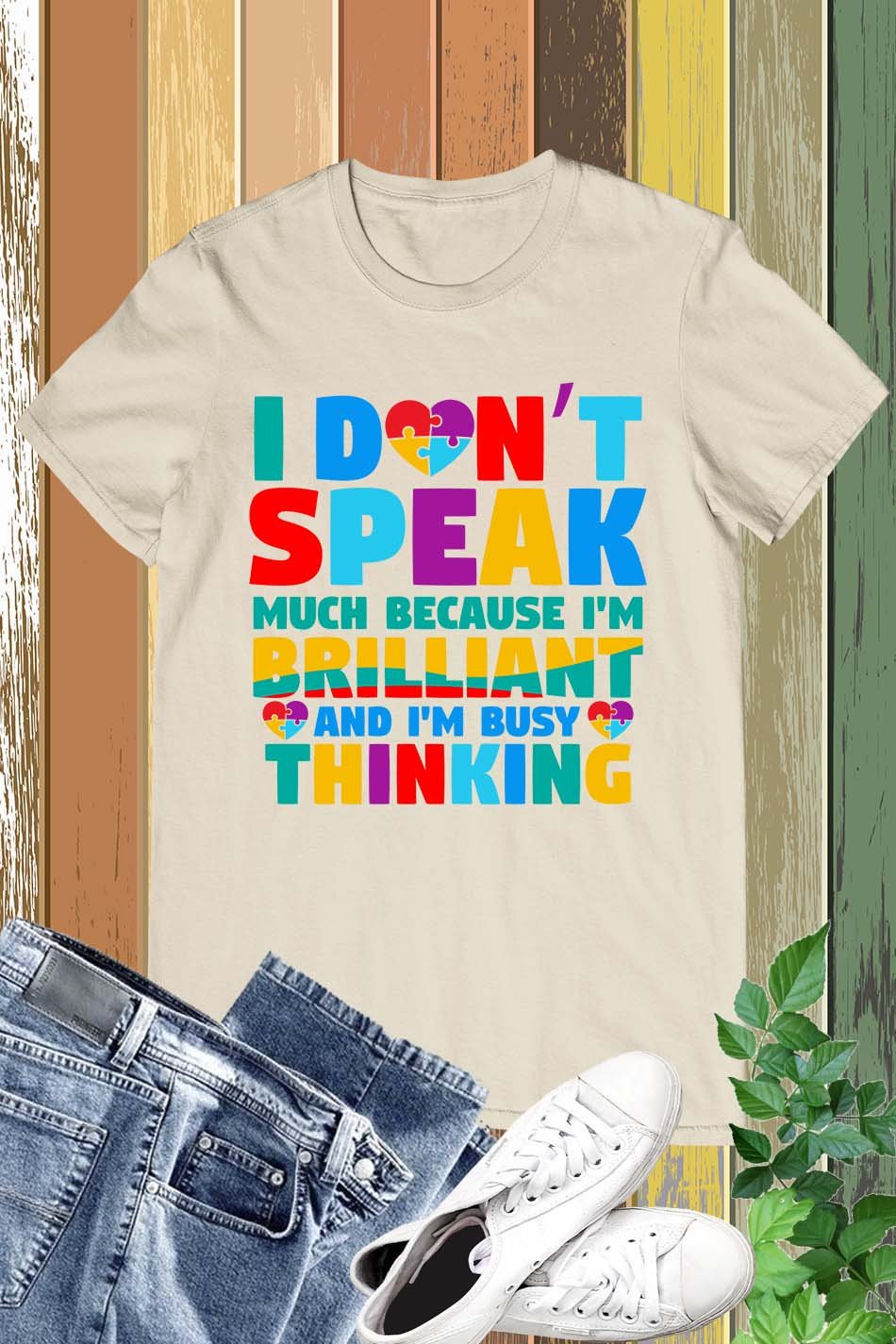 I Don't Speak Much Autism Awareness T Shirt