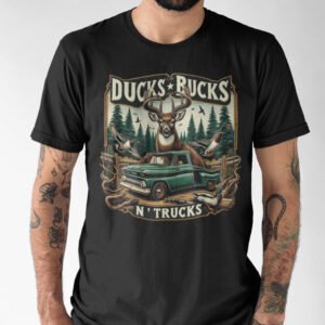 Ducks Bucks Trucks Deer Hunting T Shirt