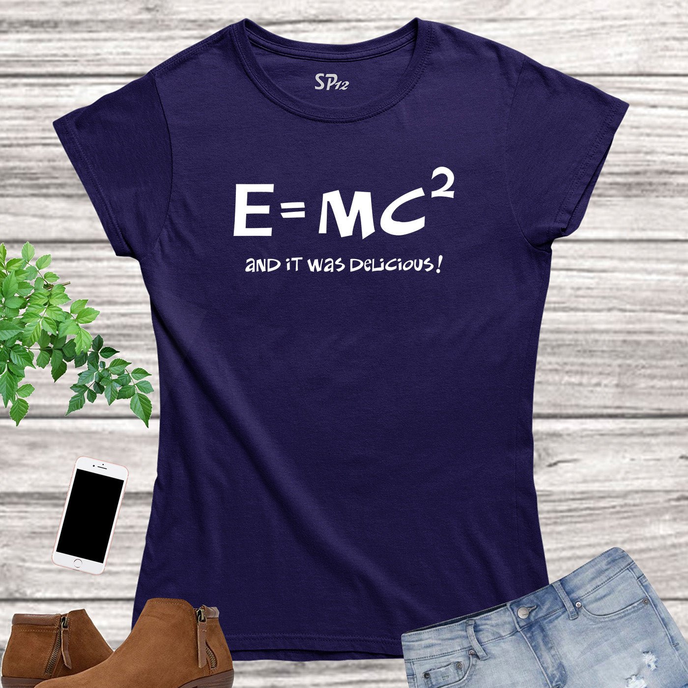 E Equals MC Squared Women T Shirt