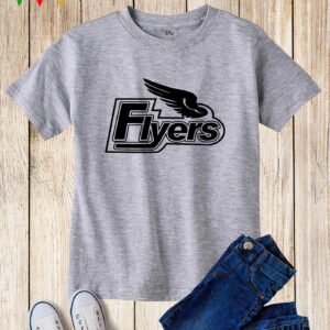 Kids Flyers Eagle Wing Slogan USA T Shirt