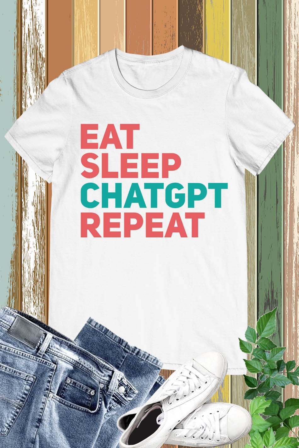 Eat Sleep ChatGpt Shirt