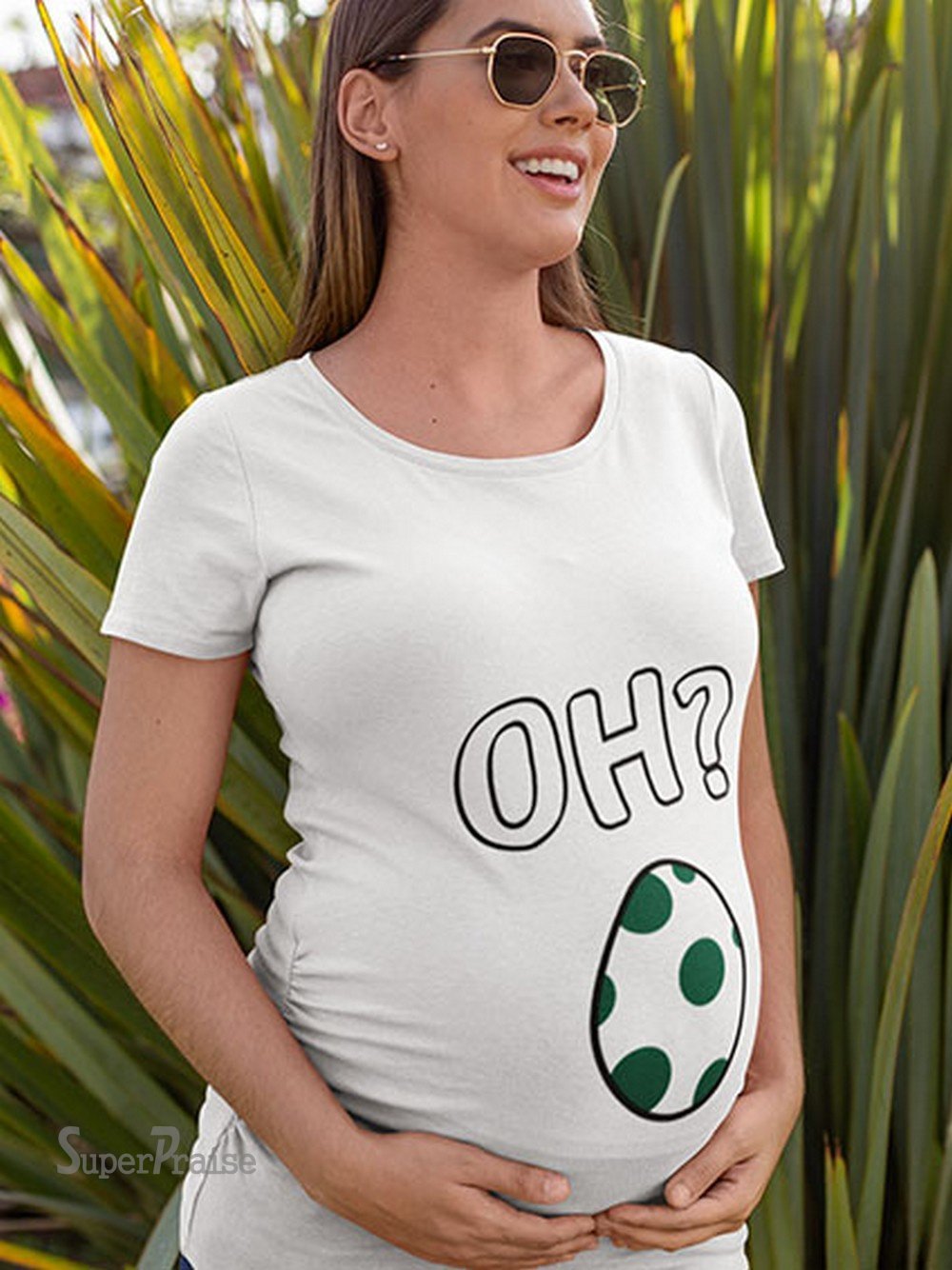 Easter Egg Pregnancy Maternity T Shirts