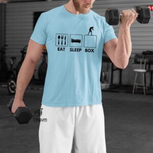 Eat Sleep Boxing Repeat T Shirt