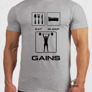 Eat Sleep Weight Gains Crossfit T Shirt
