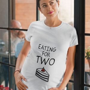 Eating For Two Baby Announcement Pregnancy T Shirts