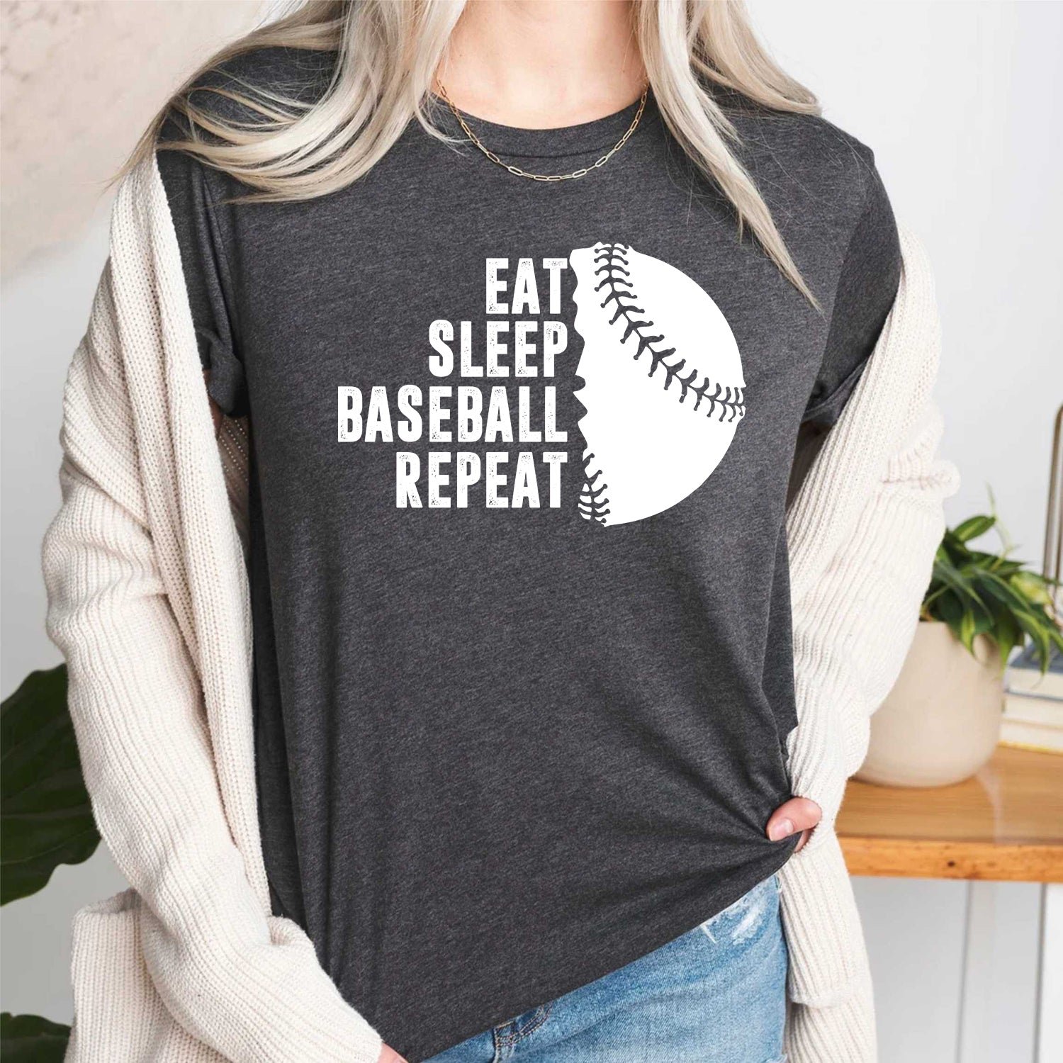 Eat Sleep Baseball Repeat T Shirt