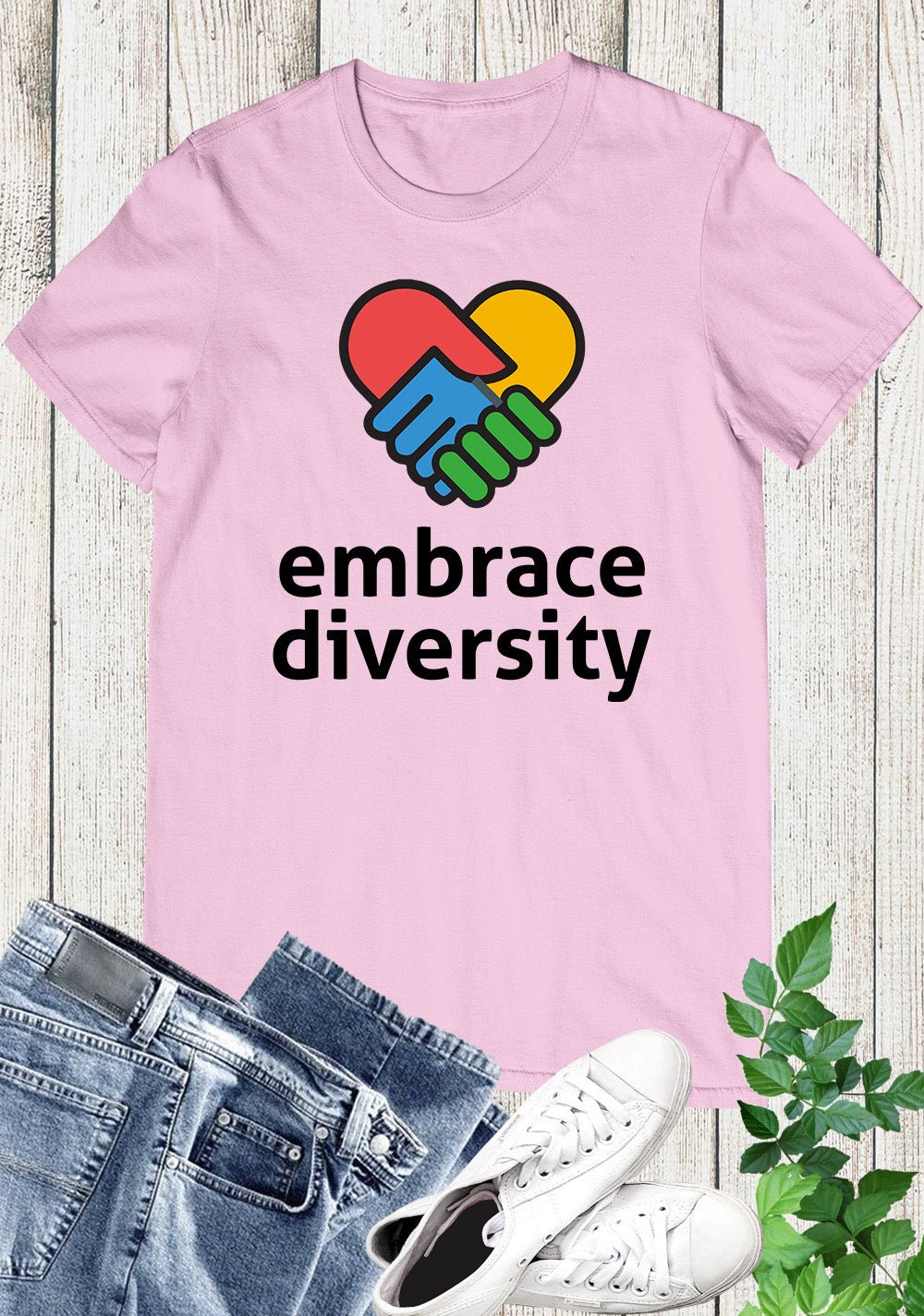 Embrace Diversity Autism T Shirt - Image 2