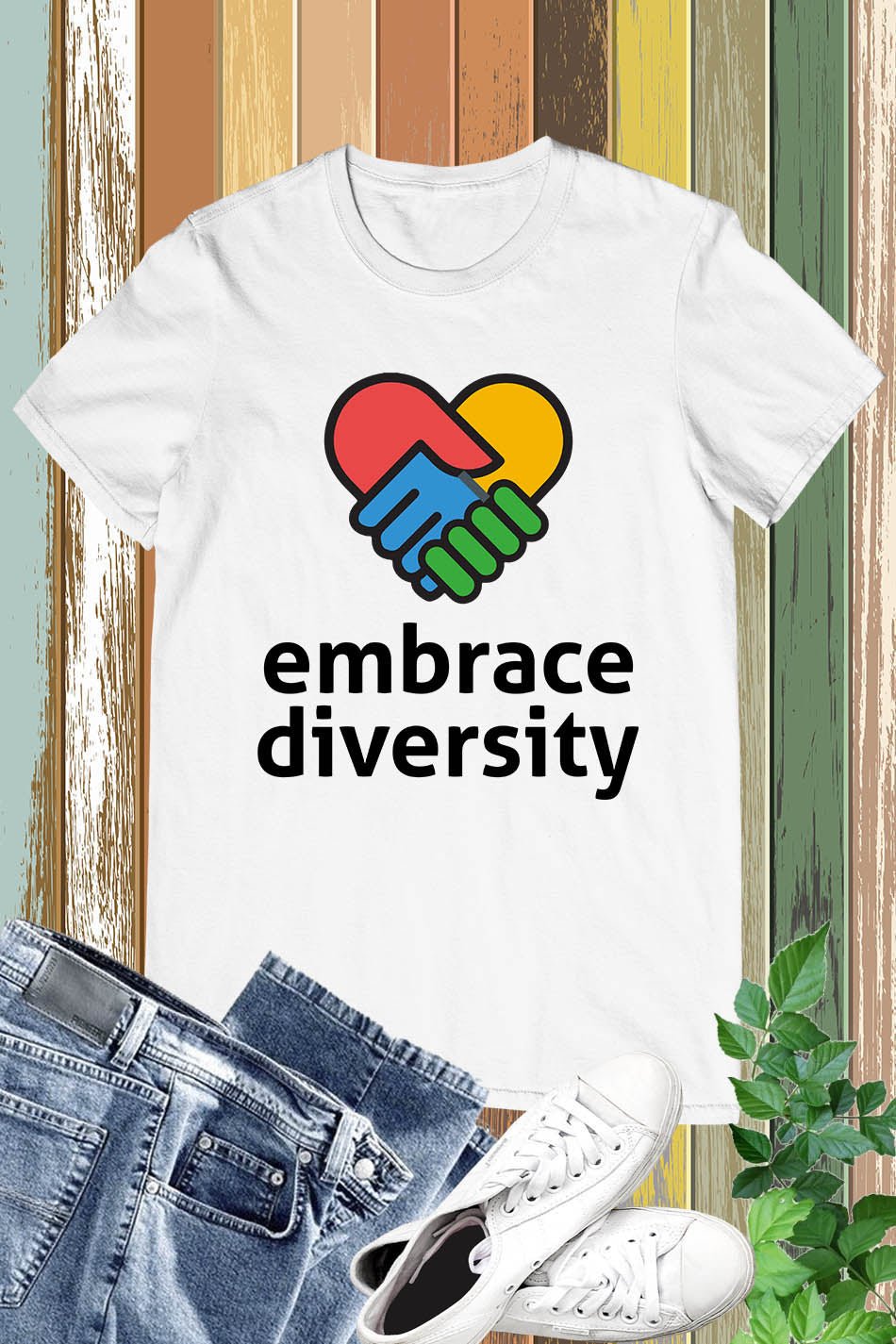 Embrace Diversity Autism T Shirt