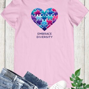 Diversity Embrace Autism T Shirt