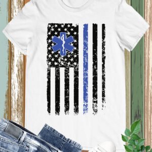 Emergency Medical Technicians Flag T Shirts