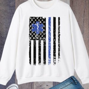 Emergency Medical Technicians Flag Sweatshirts
